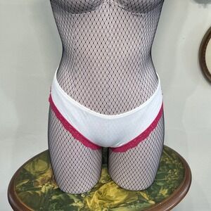 Victoria's Secret Pout "Eye Candy" Lace-Trim Panties Size S